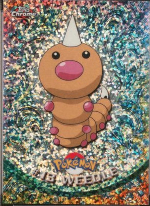 Topps Chrome Series 1 Weedle #13